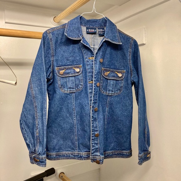 LIKE NEW Bill Blass Denim Jacket - Darkwash - Picture 2 of 8